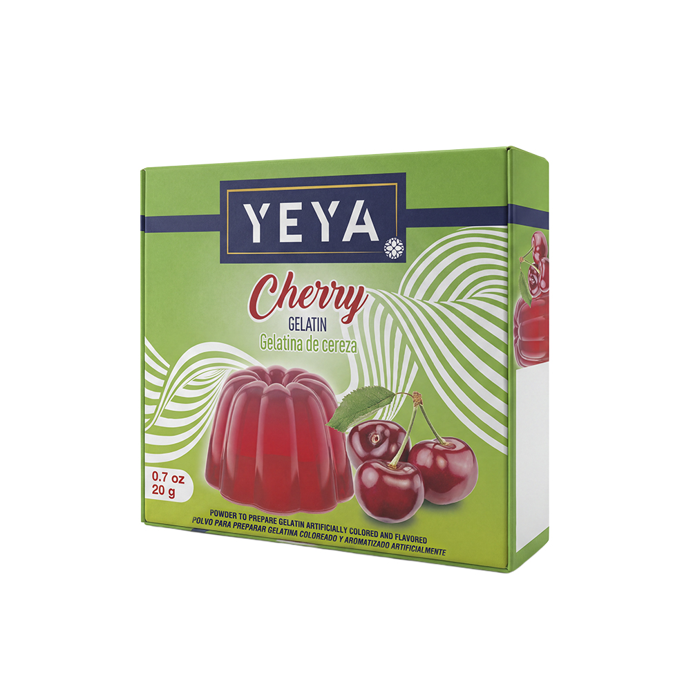 01 Gelatina Sabor Cereza | YEYA | 20g - Imagen 1
