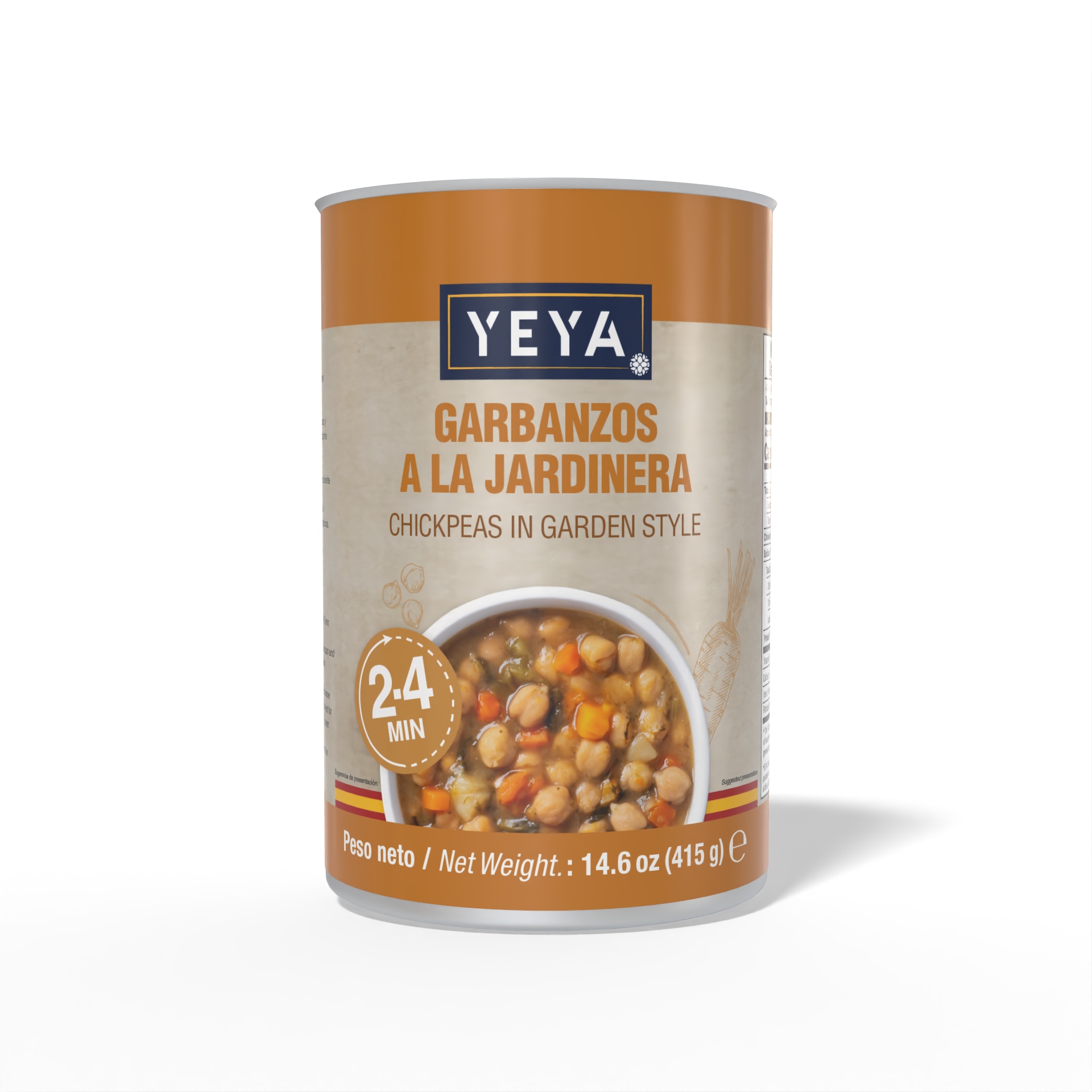 Garbanzos a la jardinera (1) Garbanzos a la Jardinera | YEYA | 415g - Imagen 1