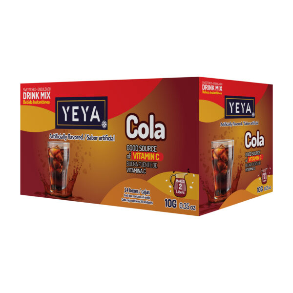 Refresco Instantáneo Sabor Cola | YEYA | Caja de 624 unidades de 10g