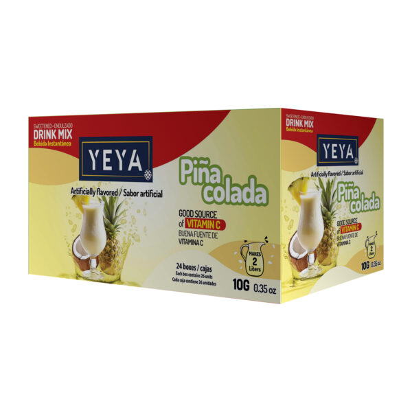 Refresco Instantáneo Sabor Piña Colada | YEYA | Caja de 624 unidades de 10g