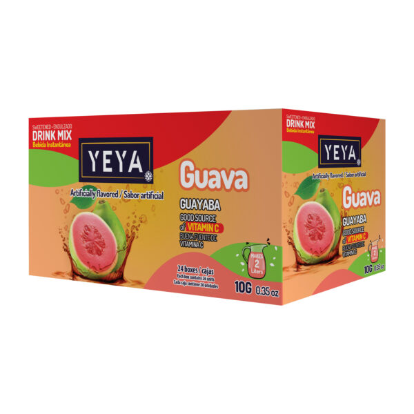 Refresco Instantáneo Sabor Guayaba | YEYA | Caja de 624 unidades de 10 g