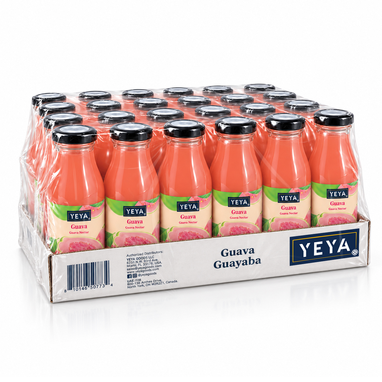 Caja_jugosguayaba_250ml.jpg Caja de Jugos de Guayaba | YEYA | 24 x 250 ml - Imagen 1