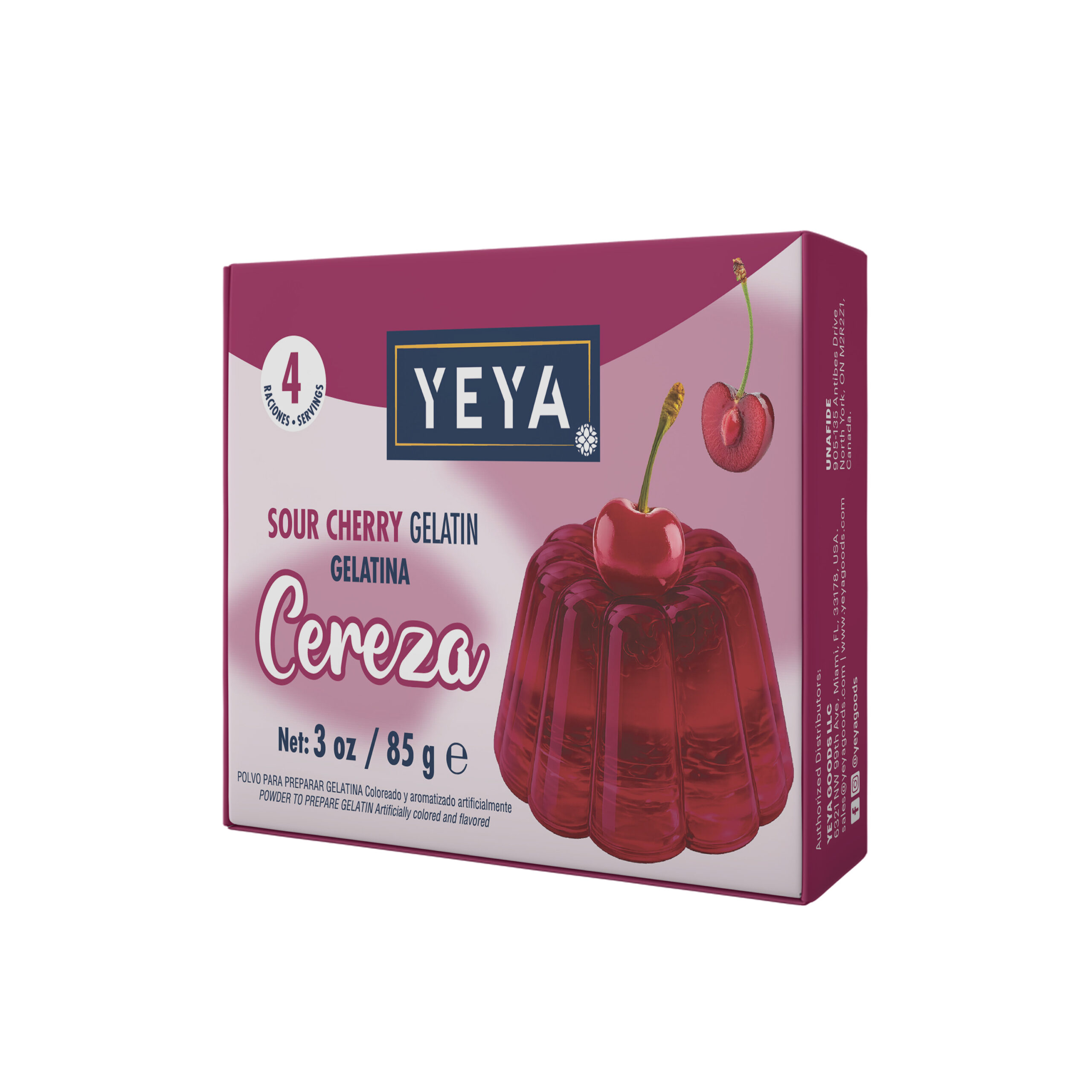 gelatinas_CEREZA-85g_YEYA Gelatina de Cereza | YEYA | 85 g - Imagen 1