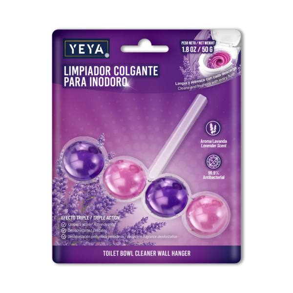 Limpiador Colgante para Inodoro con Aroma Lavanda | YEYA | 50 g