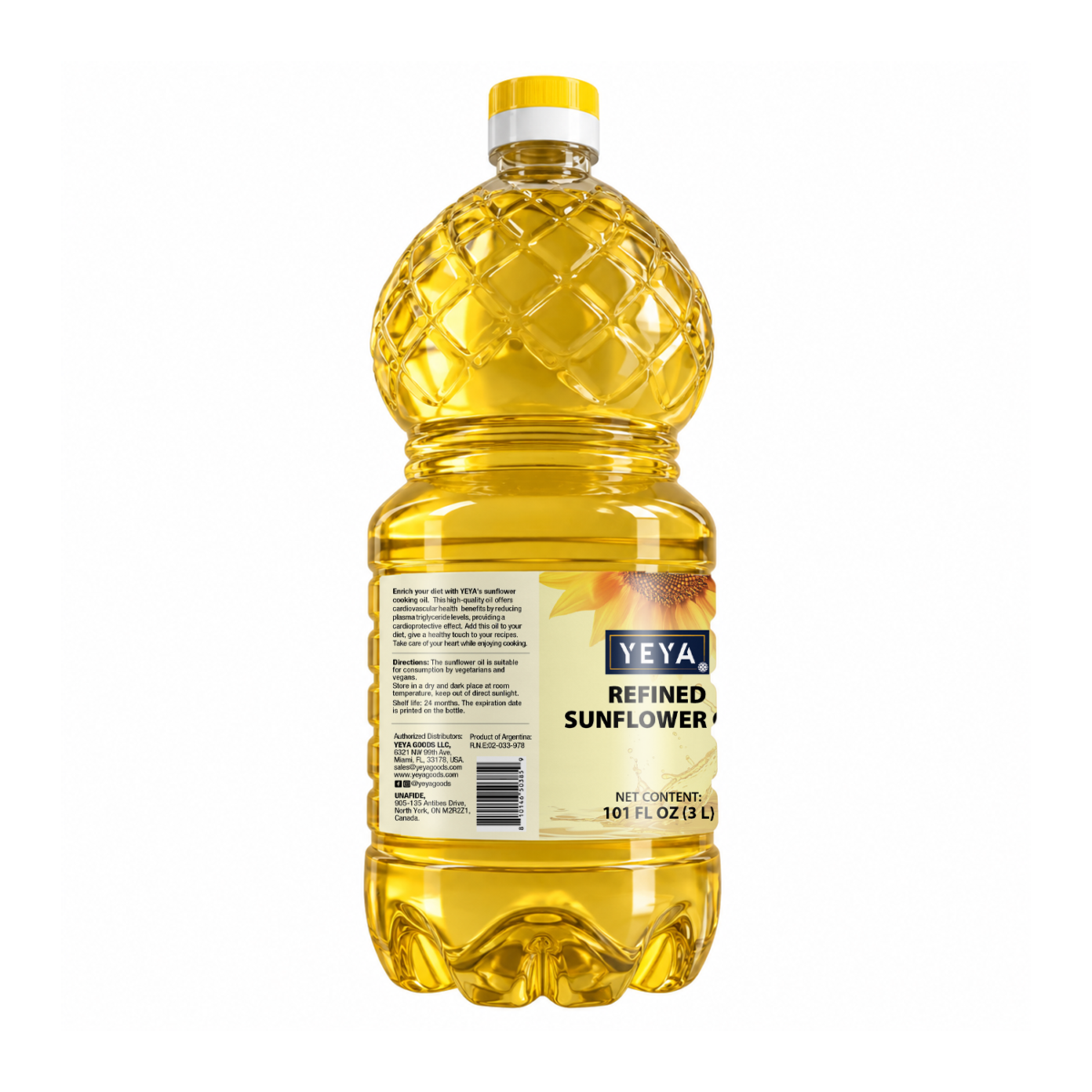 Aceite de Girasol Refinado | YEYA | 3 L - Imagen 2