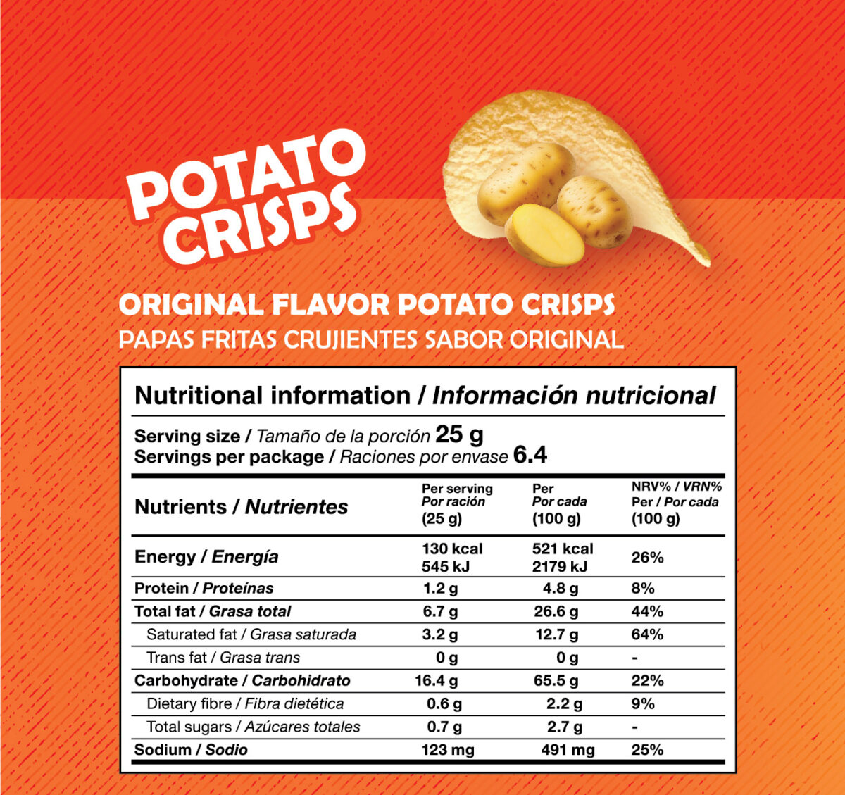 Papas Chips Original | YEYA | 160 g - Imagen 3