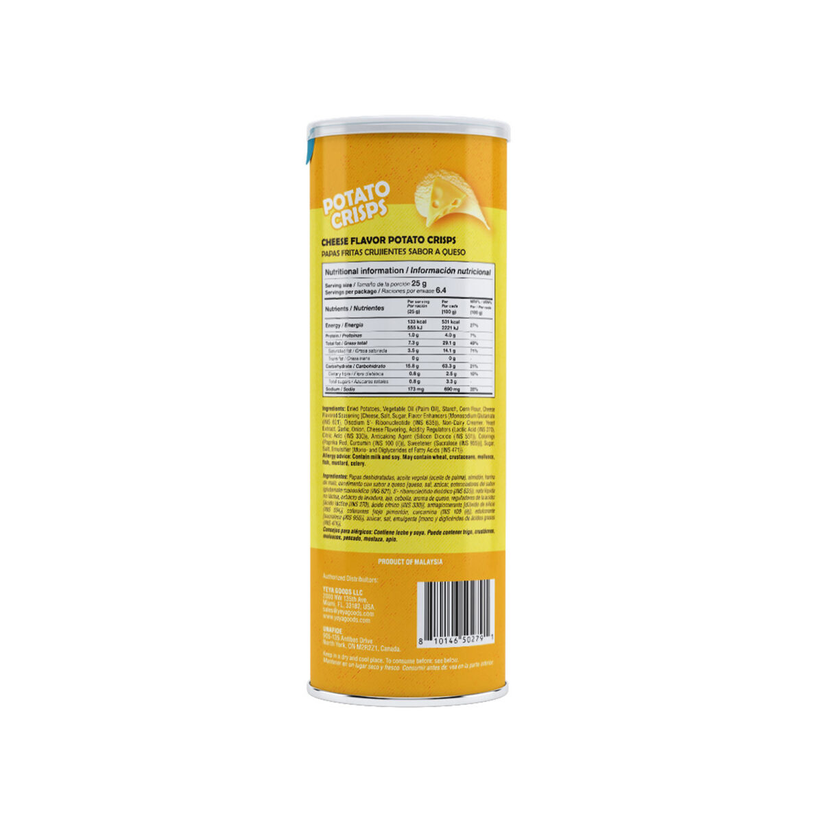 Papas Chips sabor Queso  | YEYA | 160 g - Imagen 2