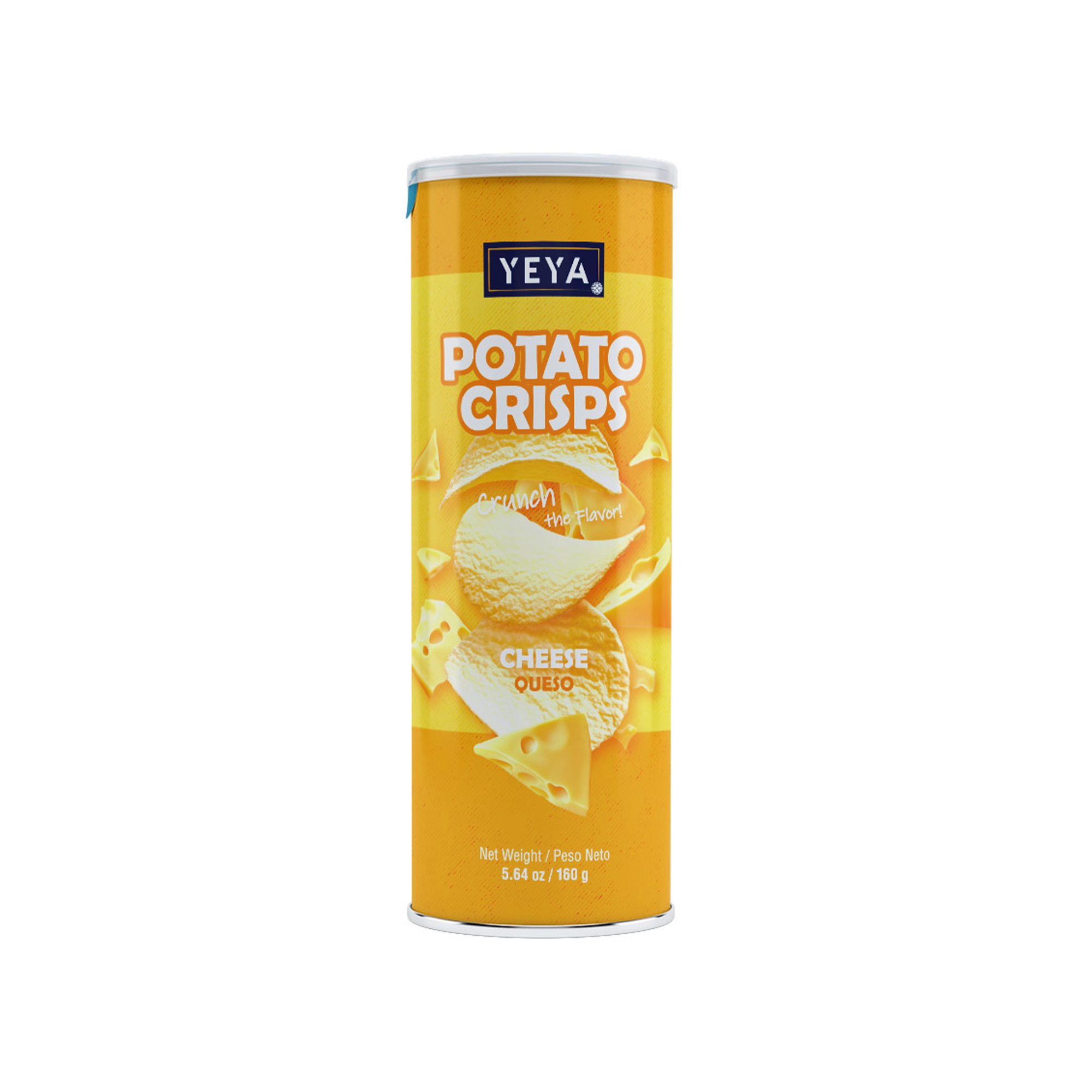Papas_chips_queso_YEYA Papas Chips sabor Queso | YEYA | 160 g - Imagen 1