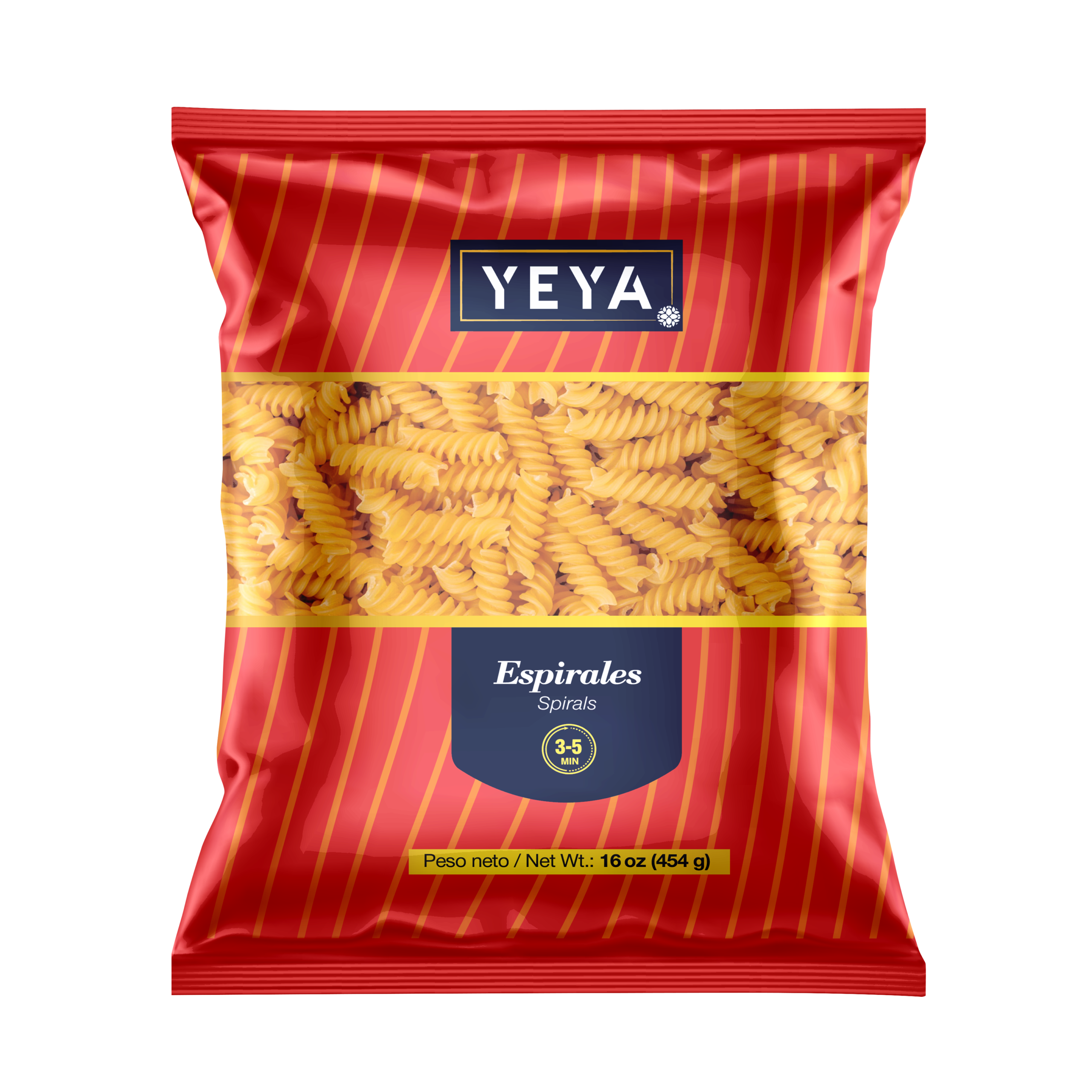 Pasta_Espirales_454g_YEYA Pasta Espiral | YEYA | 454 g - Imagen 1